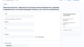 Как оплатить транспортный налог на автомобиль в Техпорт
