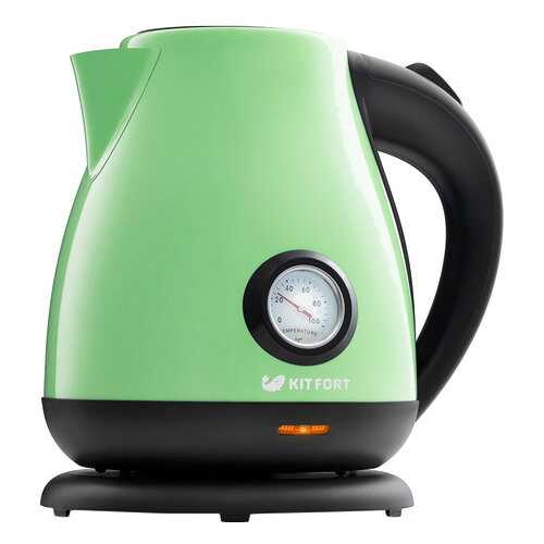 Чайник электрический Kitfort КТ-642-6 Black/Green в Техпорт