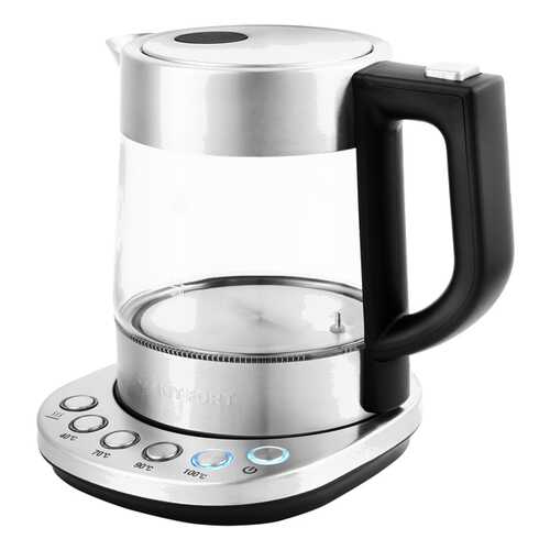 Чайник электрический Kitfort КТ-648 Black/Silver в Техпорт