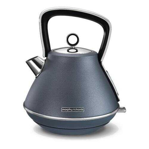 Чайник электрический Morphy Richards Evoke Pyramid Silver Blue в Техпорт