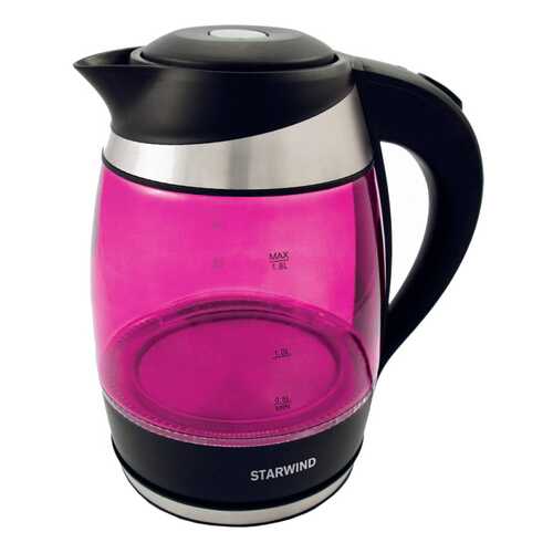 Чайник электрический StarWind SKG2214 Black/Pink в Техпорт