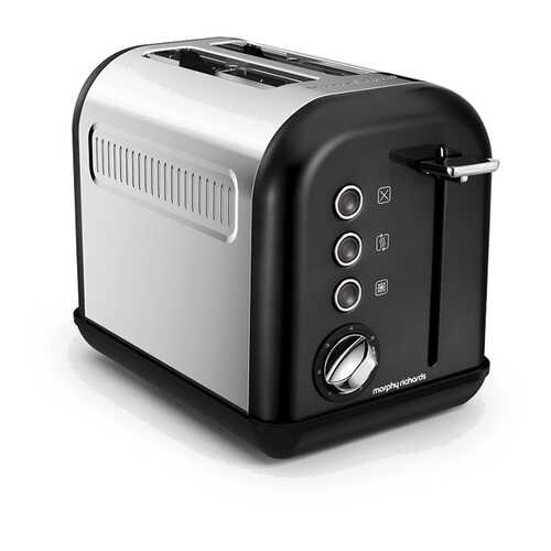 Тостер Morphy Richards Accents Toaster Black SS 2 Slice 222013EE в Техпорт