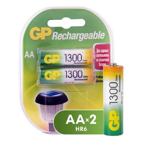 Аккумуляторная батарея GP AA (130AAHC-2DECRC2) 2 шт в Техпорт