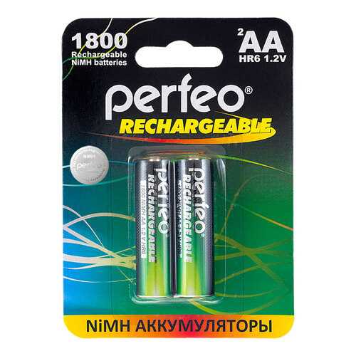 Аккумуляторная батарея Perfeo AA1800mAh 2 в Техпорт