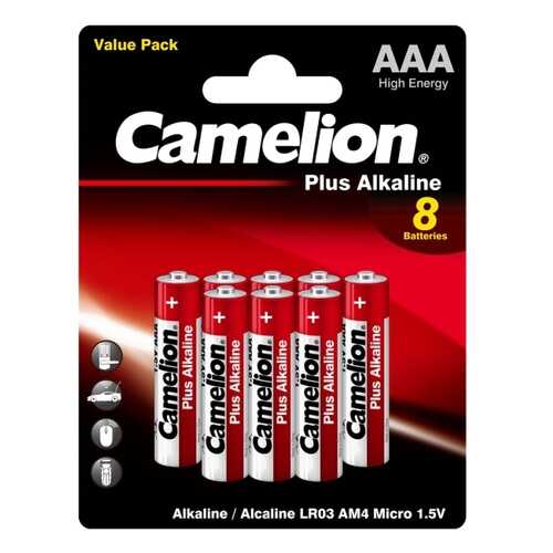 Батарейка Camelion LR03 Plus Alkaline BL-8 8 шт в Техпорт