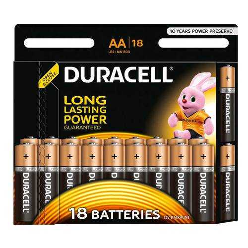 Батарейка Duracell Basic LR6 18 шт в Техпорт