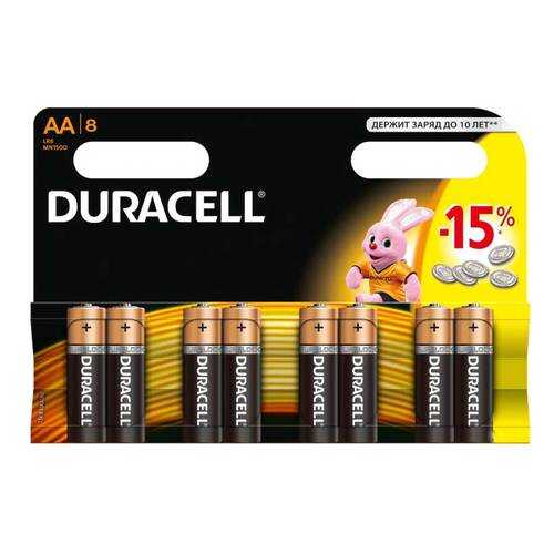 Батарейка Duracell Basic MN1500 AA 8 шт в Техпорт