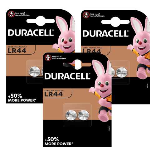 Батарейка Duracell LR44 1.5V 2шт (3 упаковки) в Техпорт