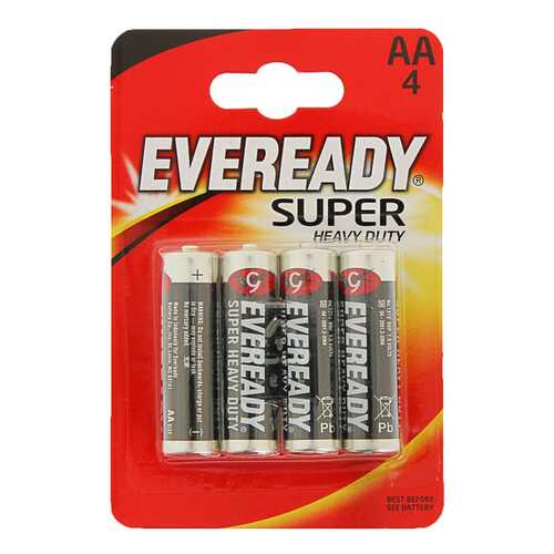 Батарейка Energizer Eveready Super Heavy Duty 4 шт в Техпорт