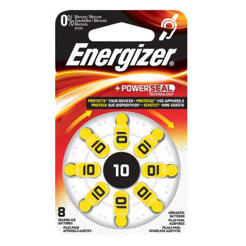 Батарейка Energizer Hearing Zinc Air 10 PS TL8 8 шт в Техпорт
