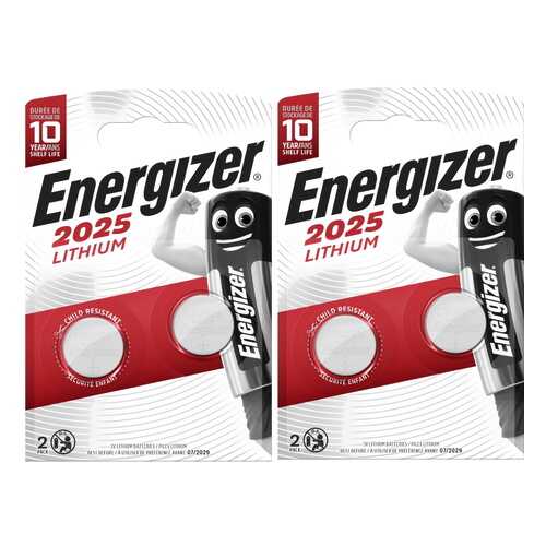 Батарейка Energizer Lithium CR 2025 2шт (2 упаковки) в Техпорт