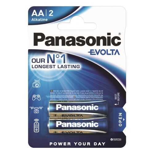 Батарейка Panasonic Evolta LR6EGE/2BP 2 шт в Техпорт