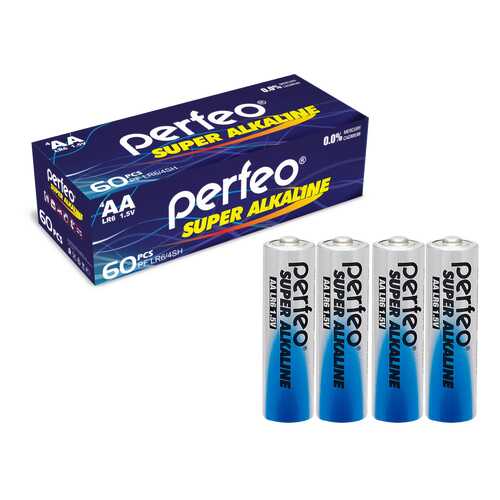 Батарейка Perfeo LR6/4SH Super Alkaline 60 шт в Техпорт