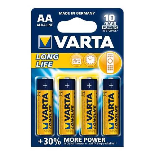 Батарейка Varta LONGLIFE 4 шт в Техпорт
