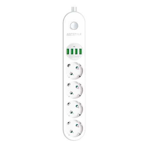 Сетевой фильтр Artstyle CL-4432W, 4 розетки, 2 м, White в Техпорт