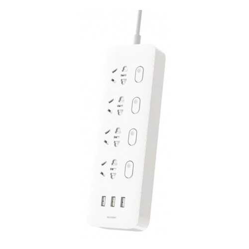 Сетевой фильтр Xiaomi Mi Power Strip, 4 розетки, 1,6 м, White в Техпорт