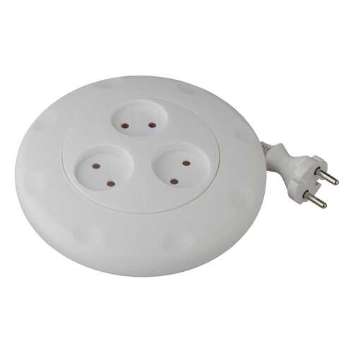 Удлинитель ЭРА UR-3-3m-W, 3 розетки, 3 м, White в Техпорт