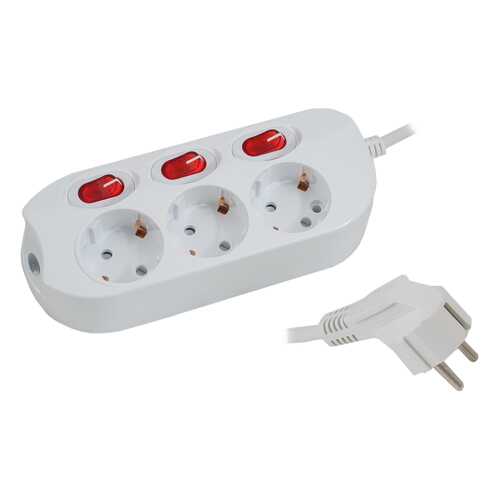 Удлинитель СТАРТ S3x1-ZDIV, 3 розетки, 1,5 м, White в Техпорт