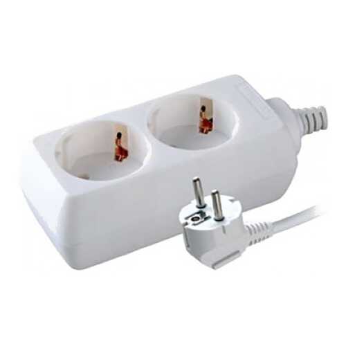 Удлинитель Volsten S 2x1,5-Z, 2 розетки, 1,5 м, White в Техпорт