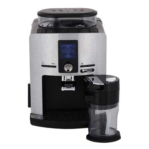 Кофемашина автоматическая Krups Quattro Force EA82FD10 Silver/Black в Техпорт