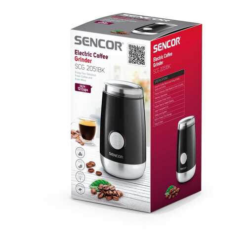 Кофемолка Sencor SCG 2051BK в Техпорт
