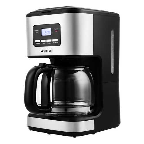Кофеварка капельного типа Kitfort КТ-719 Black/Silver в Техпорт