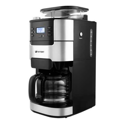 Кофеварка капельного типа Kitfort КТ-720 Black/Silver в Техпорт