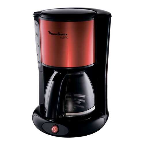 Кофеварка капельного типа Moulinex Subito Red/Black в Техпорт