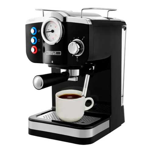 Кофеварка рожкового типа Kitfort КТ-739 Black в Техпорт