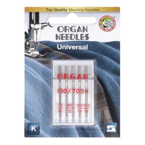 Иглы Organ универсальные 5/70- 100 Blister в Техпорт