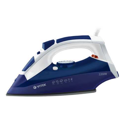 Утюг VITEK VT-1245P + Gift White/Blue/Purple в Техпорт