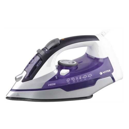 Утюг VITEK VT-1257 White/Purple в Техпорт