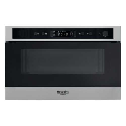 Встраиваемая микроволновая печь Hotpoint-Ariston MN 513 IX HA Серебристый/Черный в Техпорт