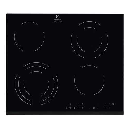 Встраиваемая варочная панель электрическая Electrolux CPE6433KF Black в Техпорт
