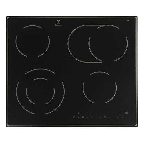 Встраиваемая варочная панель электрическая Electrolux CPE644RBC Black в Техпорт