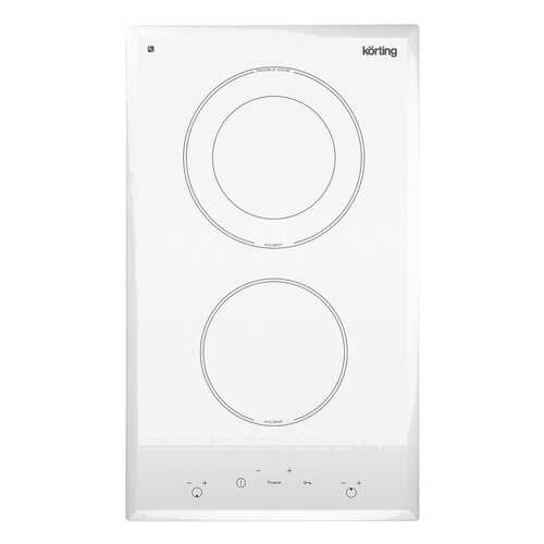 Встраиваемая варочная панель электрическая Korting HK 32033 BW White в Техпорт