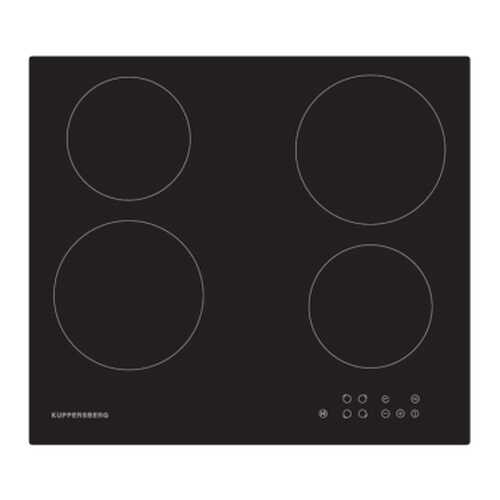 Встраиваемая варочная панель электрическая KUPPERSBERG ECO 601 Black в Техпорт
