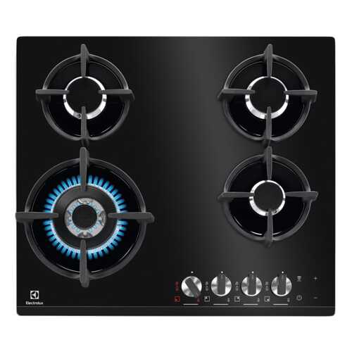 Встраиваемая варочная панель газовая Electrolux GPE363LK Black в Техпорт