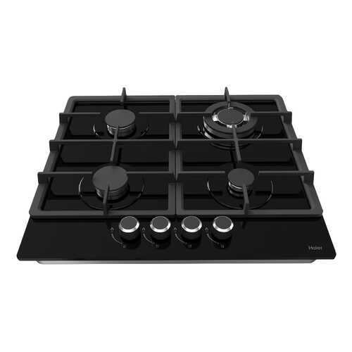 Встраиваемая варочная панель газовая Haier HHX-G64CWB Black в Техпорт