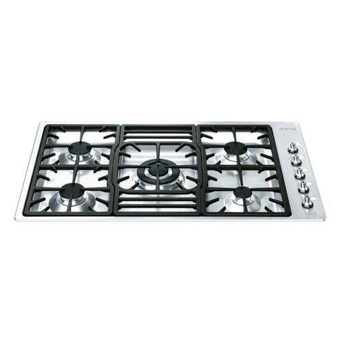 Встраиваемая варочная панель газовая Smeg PGF95-4 Silver в Техпорт