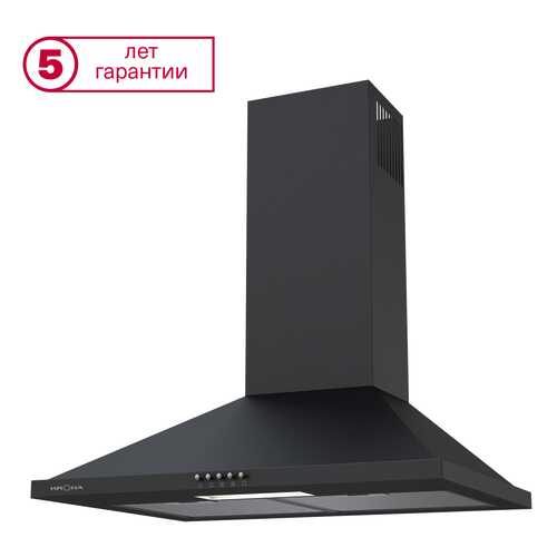 Вытяжка купольная KRONAsteel Bella 600 PB Black в Техпорт