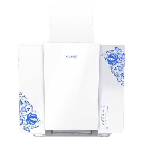 Вытяжка наклонная GEFEST ВО 3603 К18 White/Blue в Техпорт