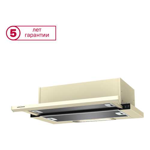 Вытяжка встраиваемая KRONAsteel Kamilla slim 600 Beige в Техпорт